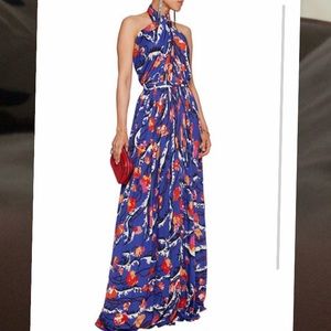 Emilio Pucci Blue / Purple Print Gown